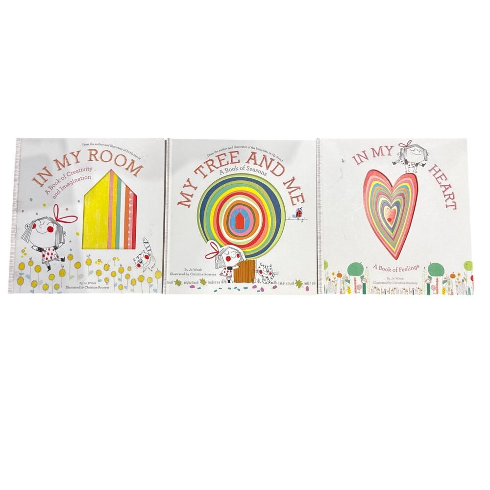 Children's Illustrated Book Set of 3, By Jo Witek & Christine Roussey